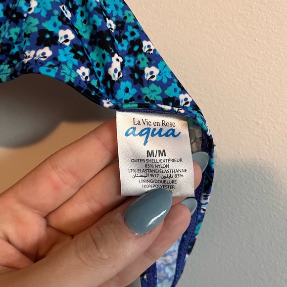 La vie en rose bikini top dainty blue - Picture 3 of 3